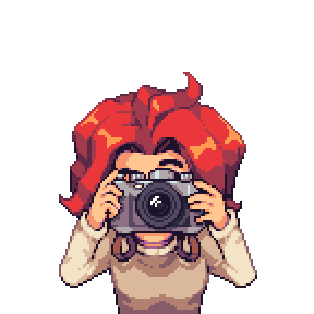 Red with a camera